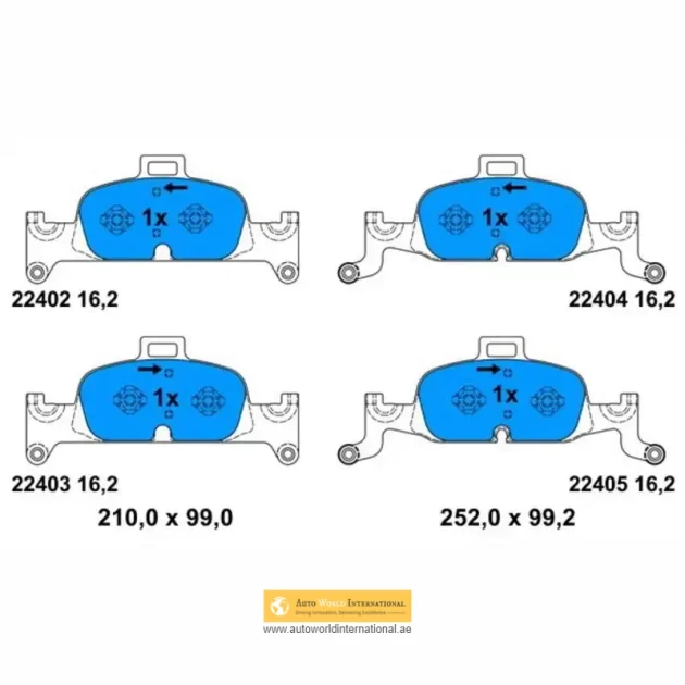 Front Brake Pad For Audi A4 8W